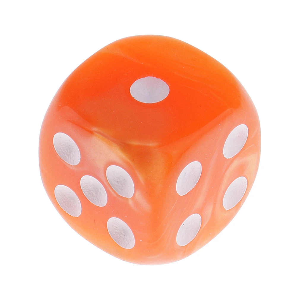10 Pieces Plastic 6-sided Digital Dice D6 for Party Bar Table Game Accessory Gaming Dice Birthday Parties Board Game