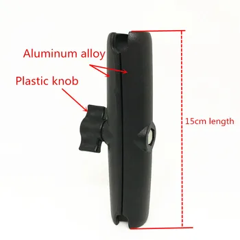 

15cm Double Socket Arm with 1 inch Mount Aluminum Ballhead for Gopro for RAM Mount Ball Base Motorcycle Bicycle Camera