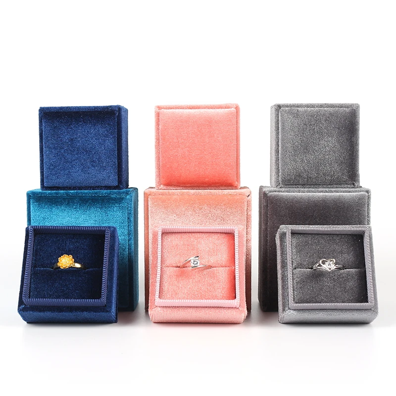 

New Necklaces Gift Jewelry Packaging Boxes Green Velet Heaven And Earth Cover Female Earrings Wedding Rings Jewellery Organizers