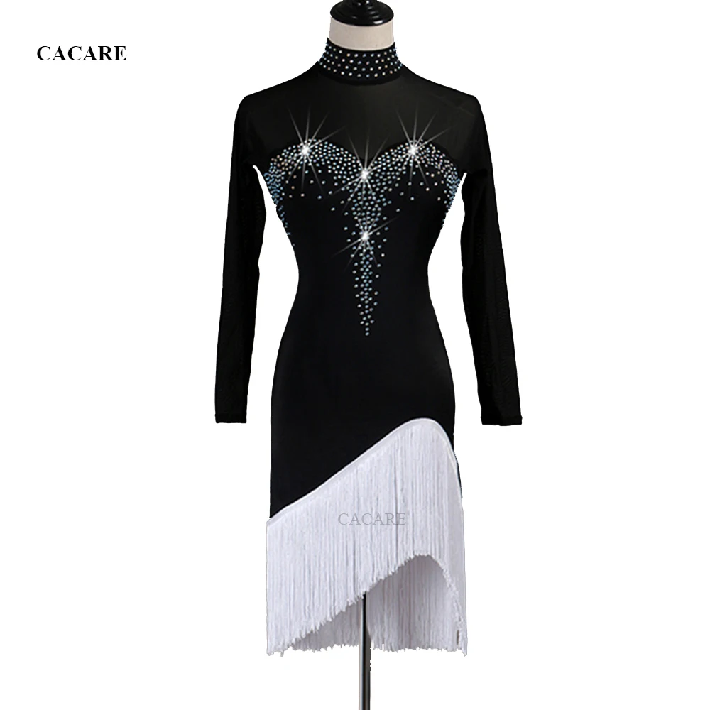 Sale Classic Suit Dance Fringe Dress Latin Dress For Women Girls Salsa Dance Clothes Lyrical