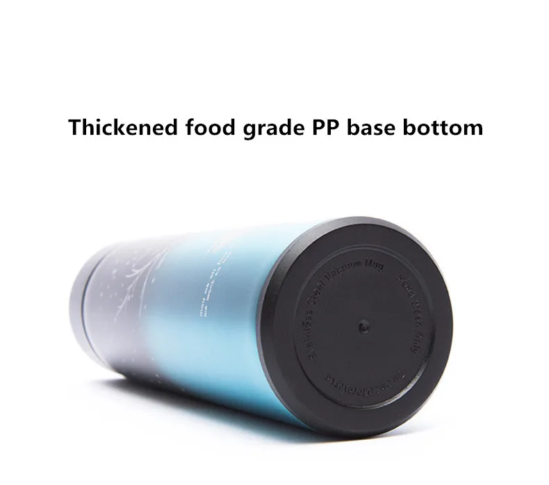 Bpa-Free, 500 мл, светящаяся термос-чашка, 304 нержавеющая сталь, вакуумная колба с чаем, светящаяся в ночное время, термос, бутылка для воды