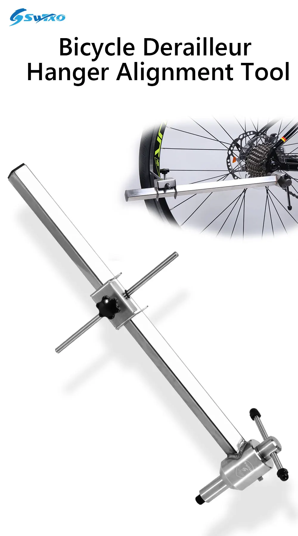 thumbnail image 2 of Derailleur Hanger Alignment Tool - Professional Bike Hanger Ranging Tool For MTB & Road Bikes 2 of 13