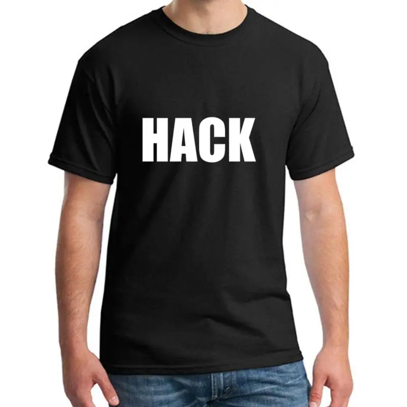 

Vintage Hack t-shirt big size s~73xL Short Sleeve mens workout shirts Unique male female tee t shirts