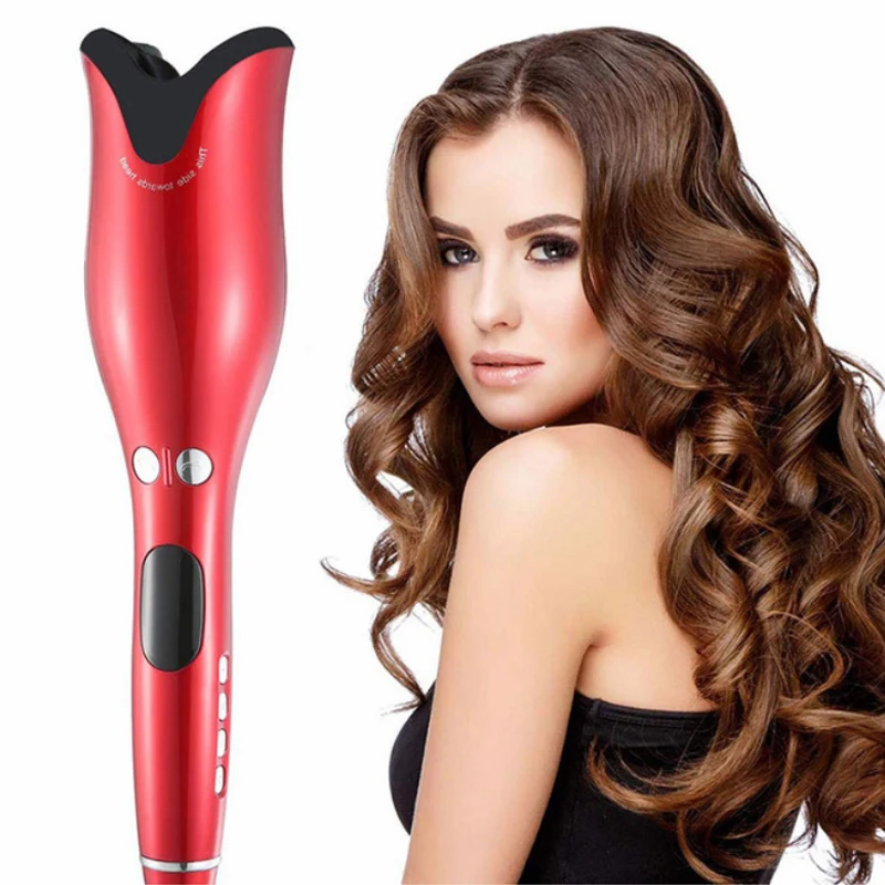 

Rose-shaped Multi-Function LCD Curling Iron Professional Hair Curler Styling Tools Curlers Wand Waver Curl Automatic Curly Air