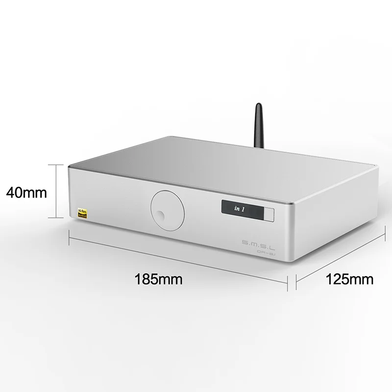 SMSL DA-8s NJW1194 80 Вт полный сбалансированный Bluetooth цифровой усилитель DA8S усилитель мощности