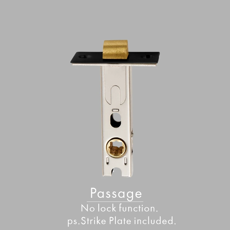 Door Lock Lock Case Mortise Tubular Latch Oblique Tongue Square Tongue