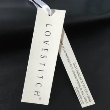 

1000pcs Fashion men and women clothing children's accessories trademark custom special paper PVC kraft paper UV stamping tag