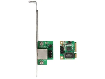 

mini PCIe Gigabit Ethernet Network Card For Mini ITX mini PCI-e to RJ45 Port adapter 10/100/1000 Base-T Network LAN Controller
