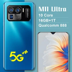 Global Version Xiomi M11 Ultra 6.7 Inch Qualcomm 888 72MP 16GB 1T Mobile Phones Android Smartphones 5G Celulars