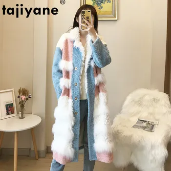 

Natural Fur Coat Female Vintage Long Sheep Shearling Jacket Women Clothes 2019 Korean Real Double Faced Fur Coats Top Hiver 2725