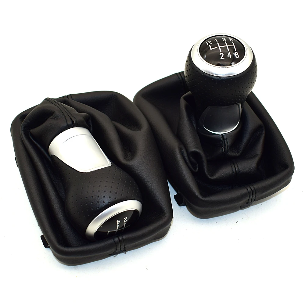 

6 Speed 5 Speed Gear Shift Stick Lever Knob Gaiter Gaitor Boot Cover For Audi /A3 /S3 8L 2001 2002 2003