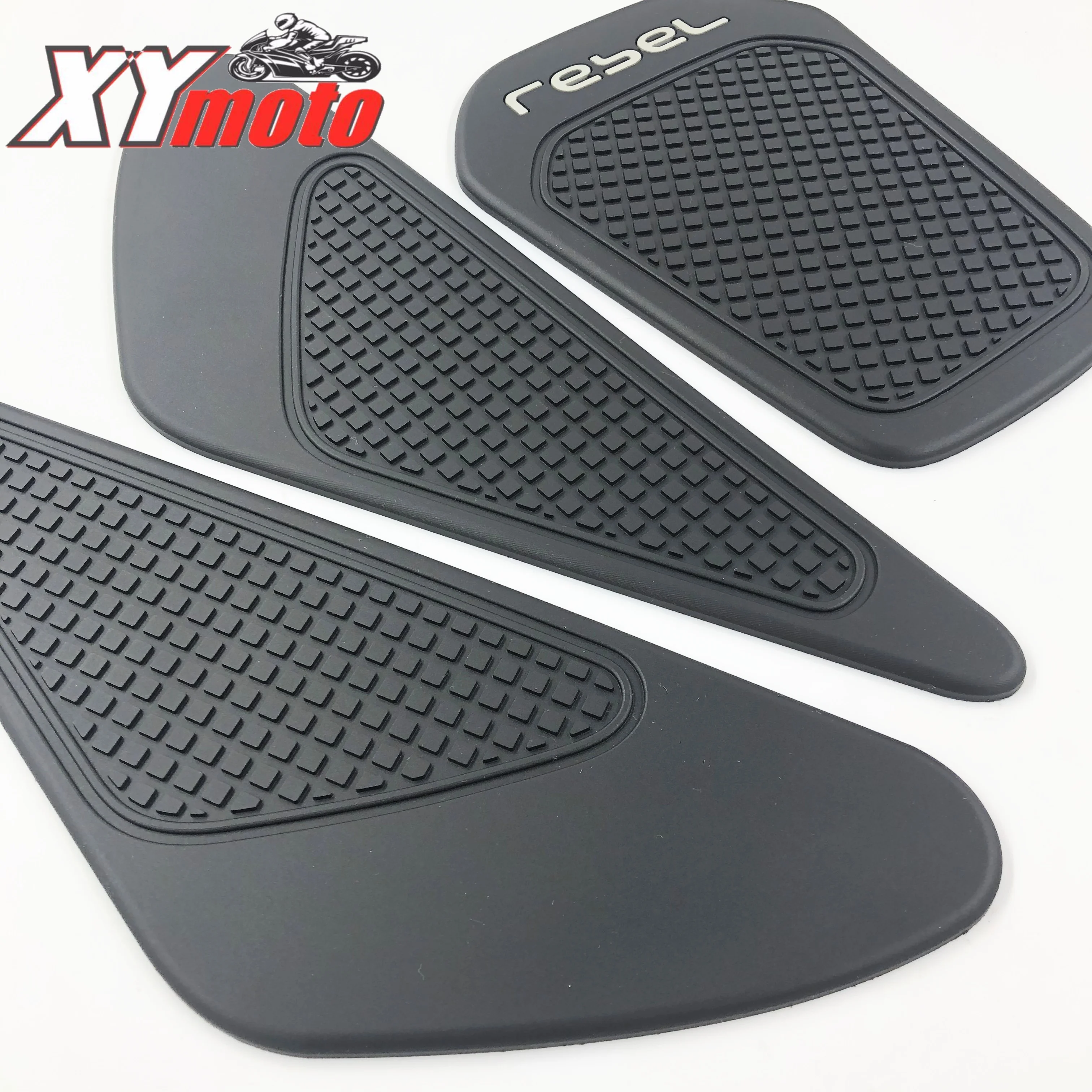Retro Cafe Racer For Honda Rebel 300Rebel 500 CMX 2017 2018 2019   tank Rubber Sticker Protector Sheath Knee Tank pad Grip Decal