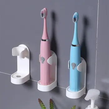 

1PC Wall Mount Electric Toothbrush Holder Fashion Creative Traceless Stand Rack Electric Toothbrush Body Base Stander Save space
