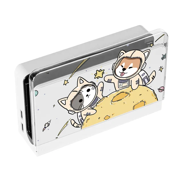 For Nintendo Switch OLED Cute Cartoon Anime Case Joy Con Controller Shell Kawaii Pink Soft Silicone Protective Cover Accessories P