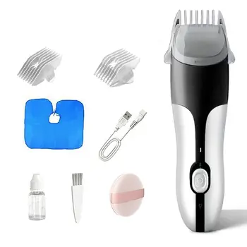 

Electric Baby Hair Clippers Powerful Waterproof Trimmers Low Noise Cutter Grooming Kit Rechargeable Cordless Haircut Machine