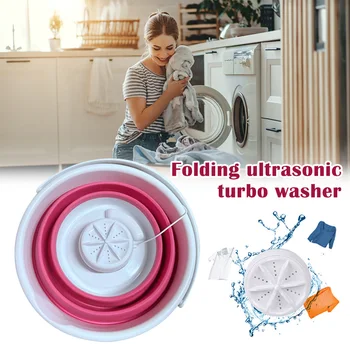 

Spot Portable Mini Turbo Washing Machine with Foldable Tub Compact Lightweight Travel Laundry Washer VJ-Drop