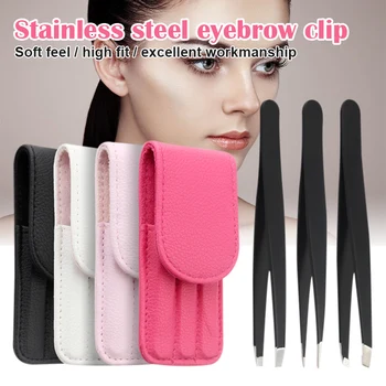 

Hot Ingrown Hair Removal Tool Extraction Stainless Steel Portable Eyebrow Tweezers t6