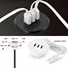 5cm Grommet Hole In-Desk Mounting 3 Ports USB 2.0 Hub For Laptop PC Computer ► Photo 2/6