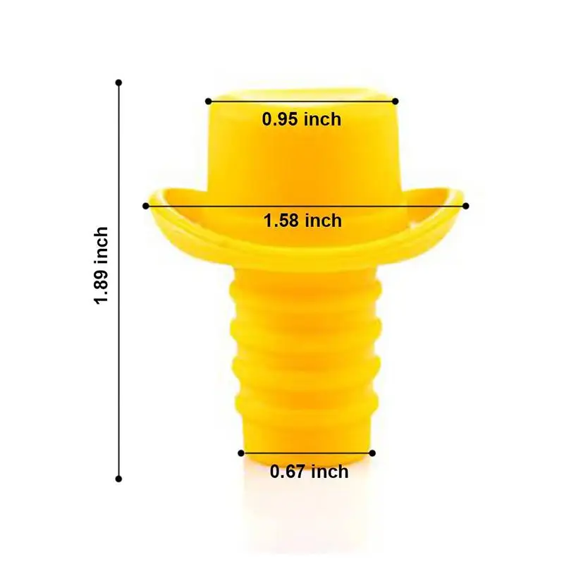 Бутылки для вина пробки шляпа пивная Сода пробковые бутылки крышки смешная