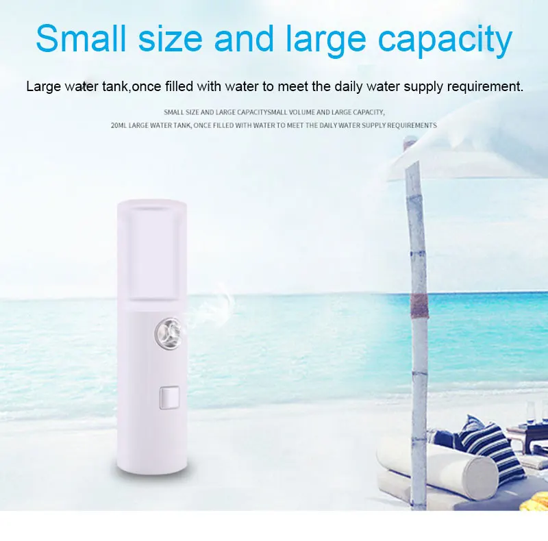 Portable Nano Mist Sprayer Facial Body Nebulizer Steamer Moisturizing and Skin Care Mini 30ml Face Spray Beauty Instruments