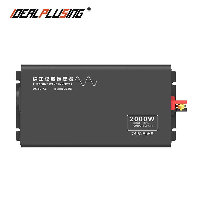 Off Grid Inversor 12V 24V 48V 60V 72V 84V A 110V 220V 2000W Inverter A Onda Sinusoidale Pura Con Display Lcd Intelligente