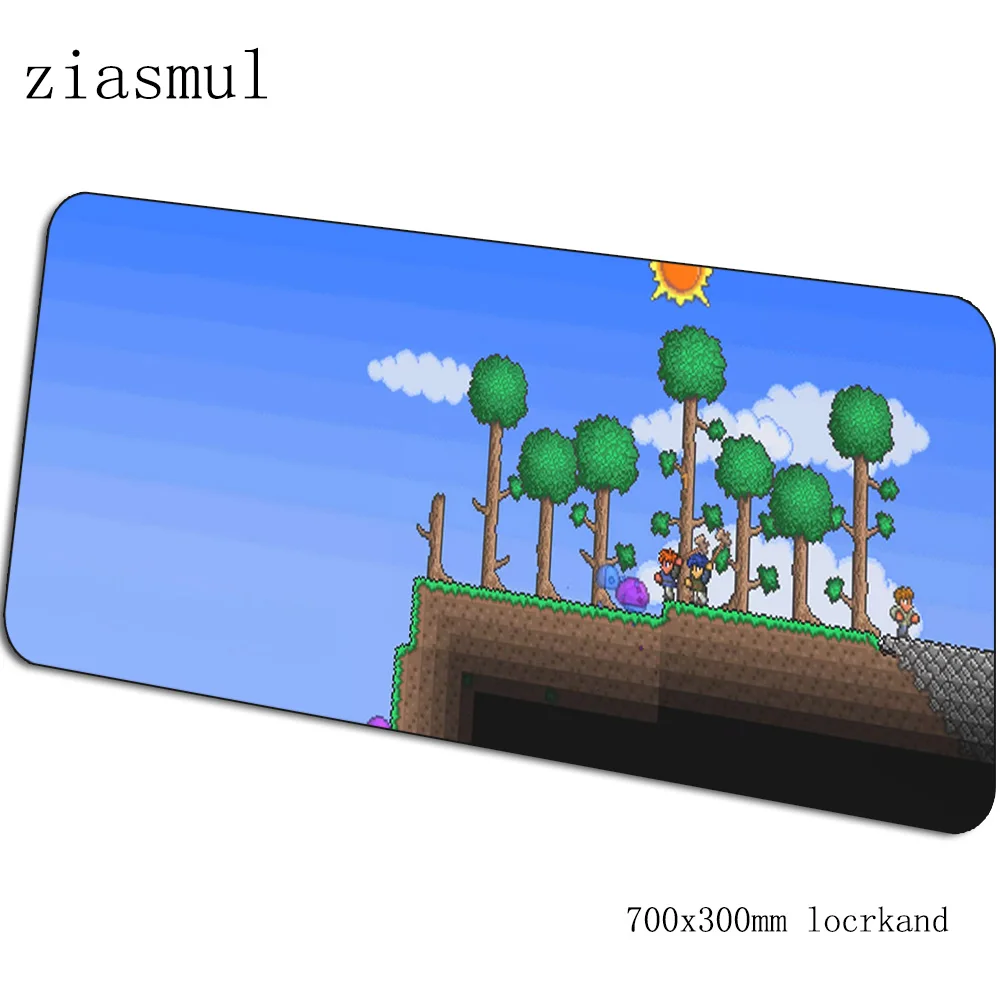terraria mouse pad 70x30cm gaming mousepad Boy Gift office notbook desk mat cool Kawaii padmouse games pc gamer mats - Цвет: pattern 9