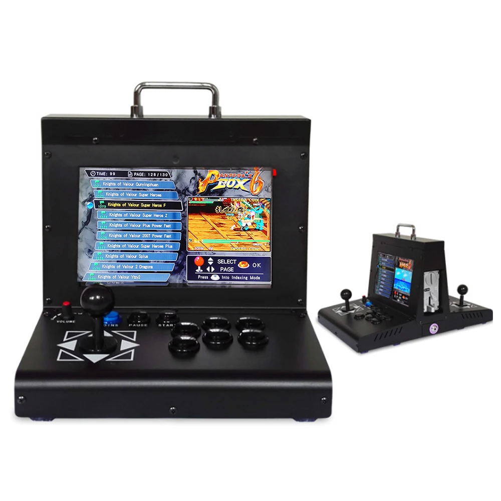 10 дюймовый LCD multi game мини аркадная машина 1300 в 1 pandora box 6|Игры с монетами| |
