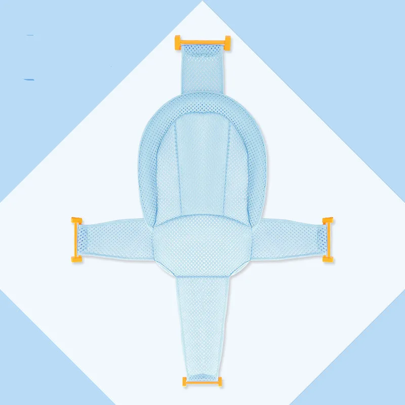 Портативная подушка для купания младенцев Регулируемая противоскользящая Сетка Ванна слинг сетка Детские Аксессуары Детская ванна кровать без ванны