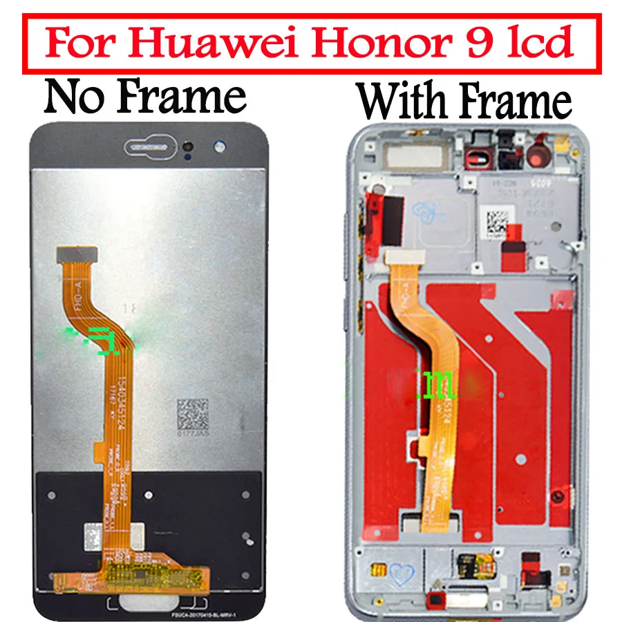 Для Huawei Honor 9 ЖК дисплей Tuoch экран в сборе для honor с рамкой STF L09 AL00 AL10 дисплеем|Экраны