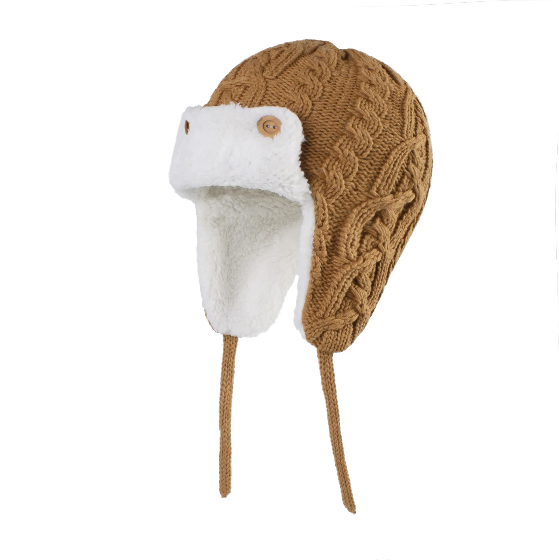 0-5Years Autumn Winter Baby Knitted Hat New Solid Color Boys Girls Children's Wool Hat Velvet Thickened Warmth baby hat,knit hat