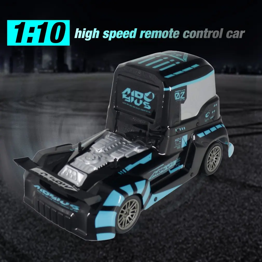 J801 1:10 High Speed RC Car Truck with Lighting 2.4G Remote Control Off-road Crawler Vehicle Model RTR Toy For Kids Gift-Blue J801 1:10 High Speed RC Car Truck with Lighting 2.4G Remote Control Off-road Crawler Vehicle Model RTR Toy For Kids Gift-Blue