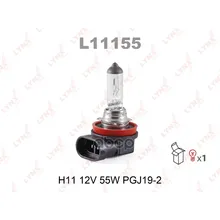 Лампа Галогеновая H11 12v 55w Pgj19-2 L11155 LYNXauto арт. L11155
