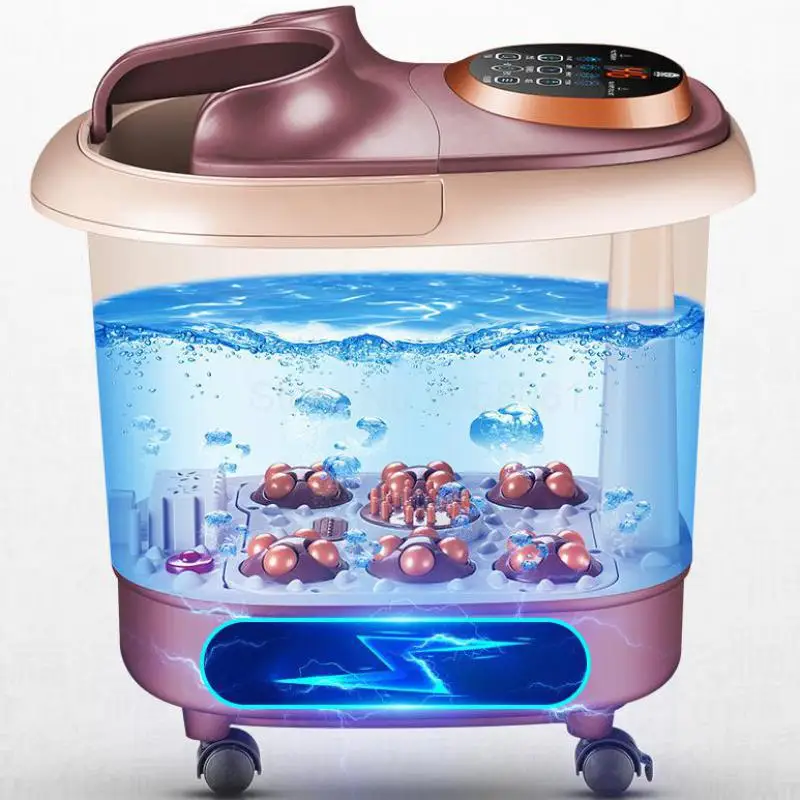 

Full-automatic Foot Massager For Foot Bathtub Foot Wash Basin Electrically Heated Foot-soaking Bucket Household Constant Tempera