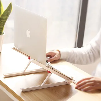 

Portable folding laptop stand holder mount adjustable angle lifting computer bracket cooler rack for 11 to 15.6 inch laptop