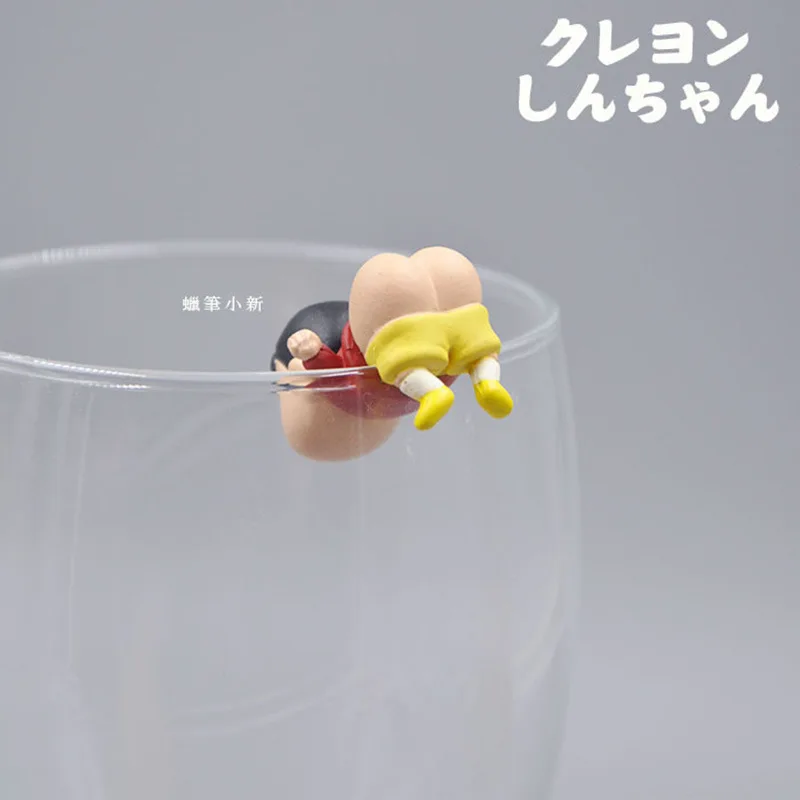 2019 Q версия Аниме Crayon Shin-chan милая фигурка ПВХ Crayon Shin-chan фигурка игрушки Коллекционная кукла модель игрушки подарки