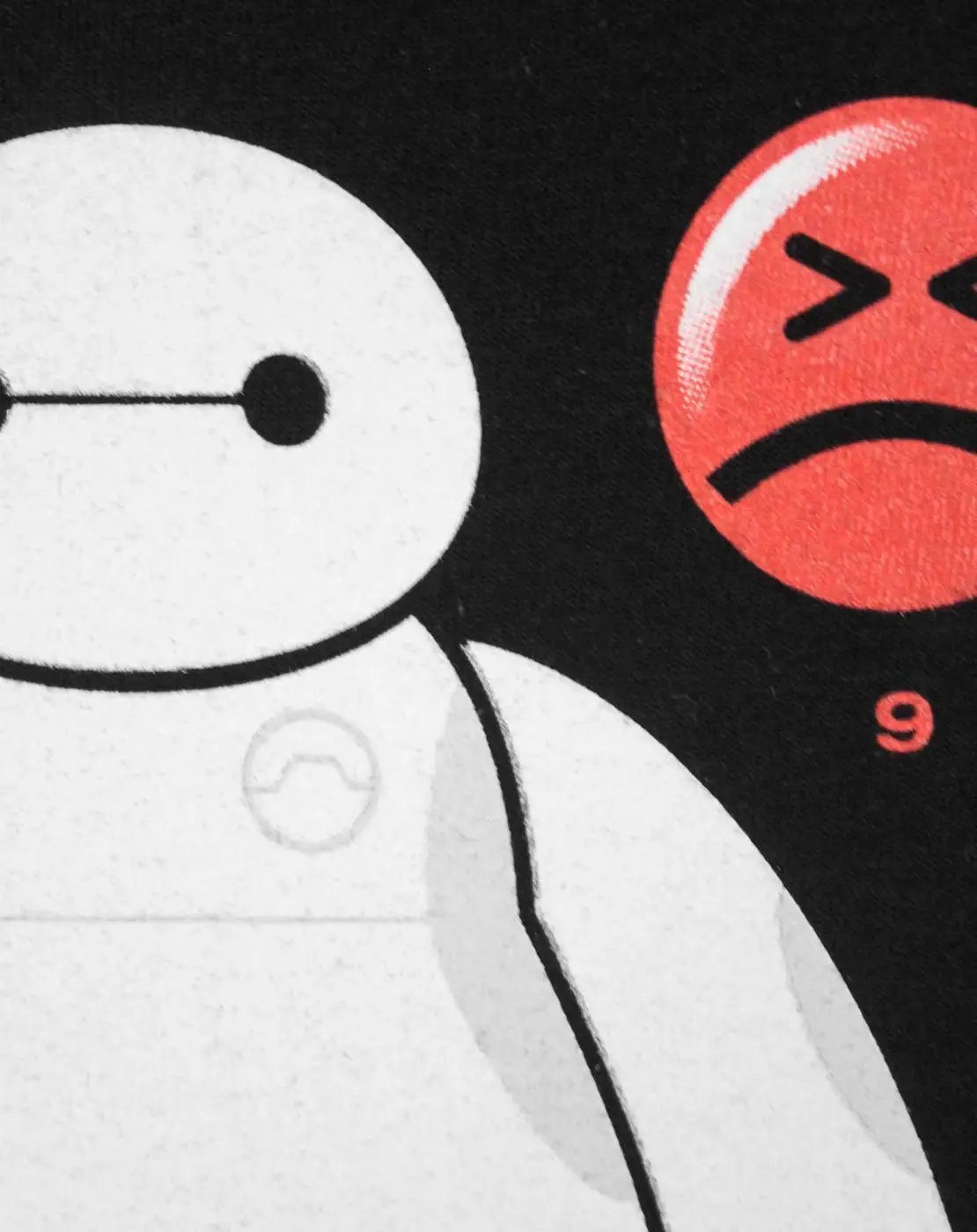 Официальный Большой Герой 6 Baymax обезболивающие весы Мужская футболка Топы летние