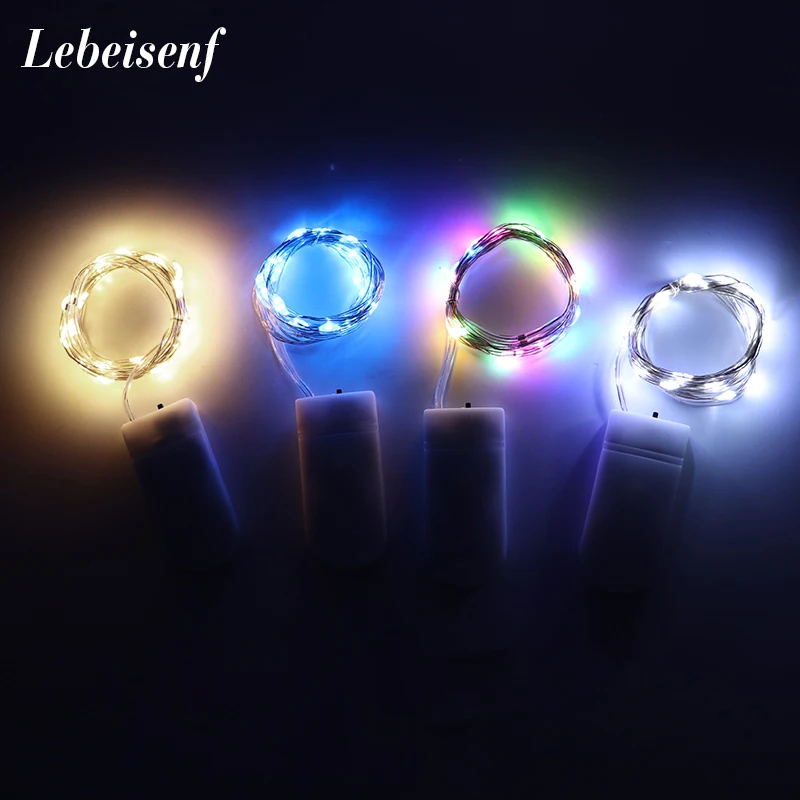 10pcs 1M 2M 3M 5M Copper Wire LED String Lights Holiday Lighting Fairy Garland for Christmas Tree Wedding Party Decoration Natal | Лампы и