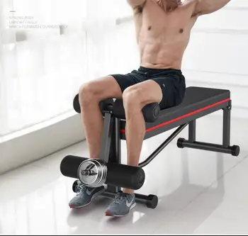 

Multifunctional Foldable Portable Dumbbell Bench Sit-Ups Trainer Fitness Ab Abdominal Muscle Exercise Board Workout Equipment