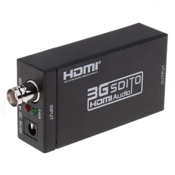 

3G HDMI to SDI Converter / SDI to HDMI Adapter Audio HD-SDI/3G-SDI Adapter BNC 1080P DAC Converter for Monitor HDTV