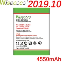 WISECOCO 4550 мАч BL253 батарея для lenovo A2010 A2800D A3800D A2580 A2860 Vibe A 4," A1000 A1000m мобильный телефон+ номер отслеживания