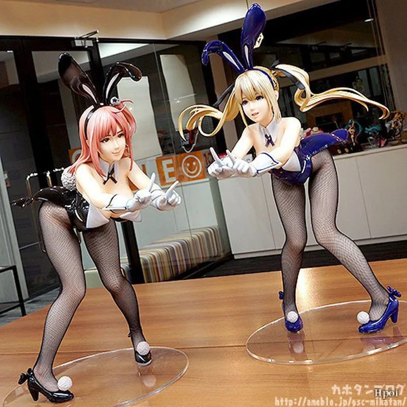 

GZTZMY Anime 1/4 DEAD OR ALIVE Xtreme 3 Figure Sexy Bunny Girls PVC Action Figures Sexy Girls Collection Model Toys Doll Gift