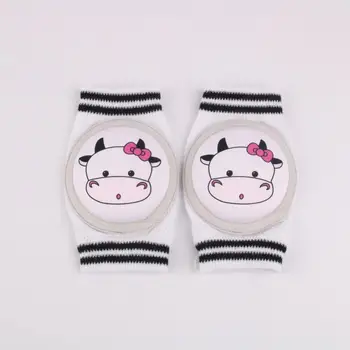 

0-3T Breathable Toddlers Baby Safety Mesh Knee Pads Kids Infant Cute Cartoon Print Crawling Knee Protector
