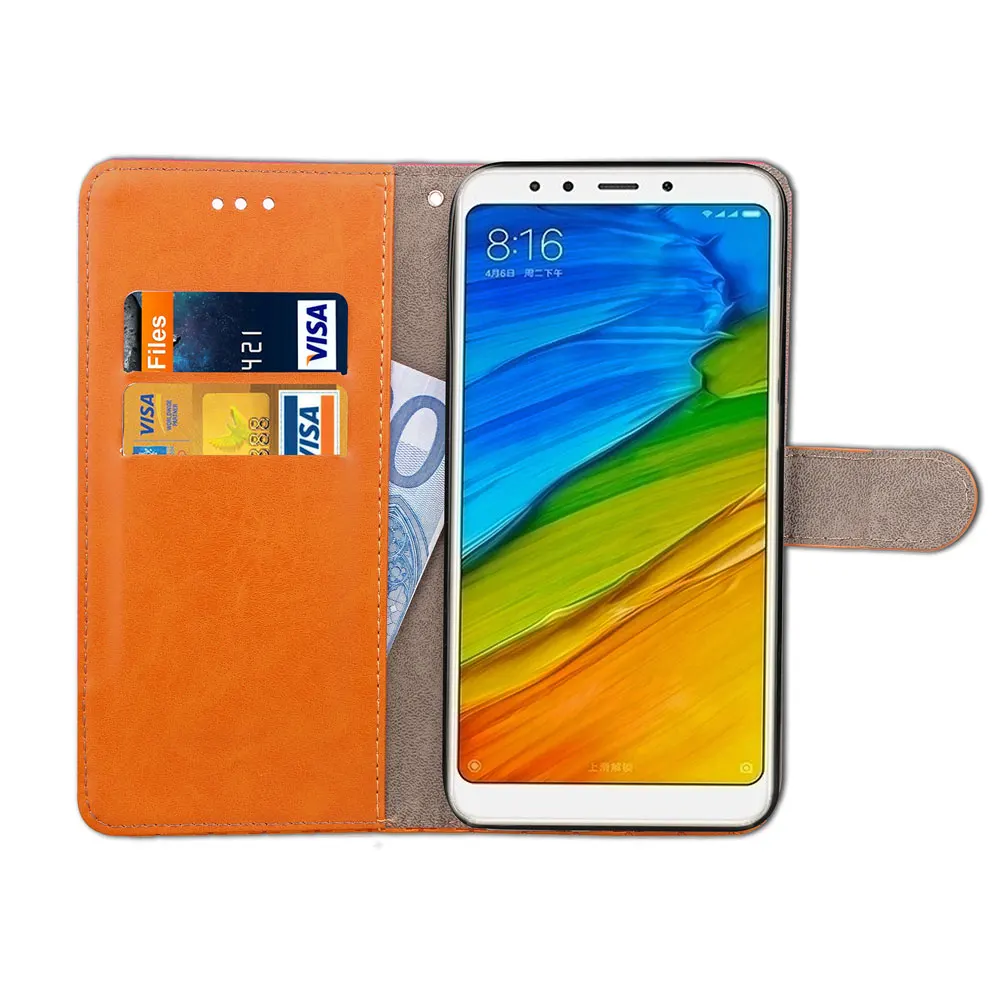 FQYANG джинсовый флип чехол для телефона REDMI 6 Pro 6A note5 pro Магнитный книжка из