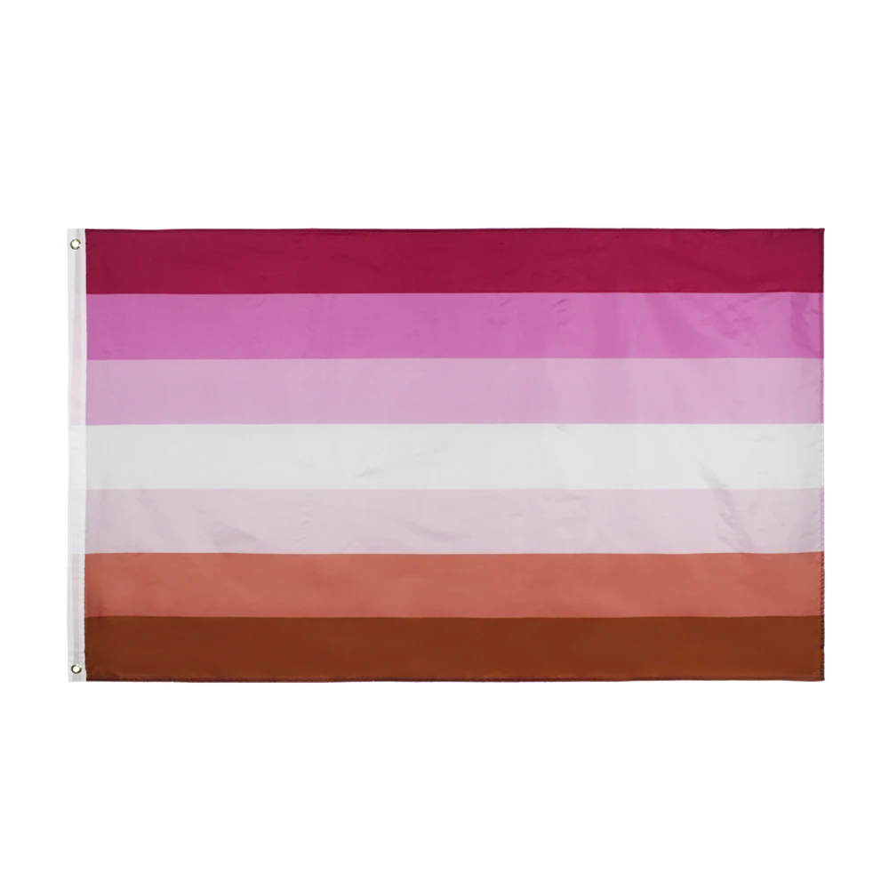 Xiangying 90*150 см флаги Радуга и баннеры 90x150 см, ЛГБТ-флаг для геев и девушек, красочный флаг для транссексуалов из полиэстера - Цвет: HOTB03A
