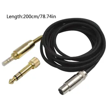 

New 6.3/3.5mm Jack Headphone Cable Audio Line Cord for AKG Q701 K702 K267 K712 K141