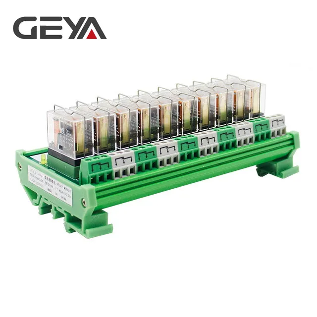 

GEYA NG2R Omron Relay Module 10 Channel 12VDC 24VDC for PLC Protection