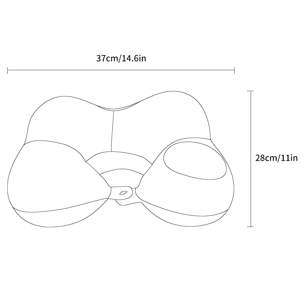 DIDIHOU u-образная дорожная подушка для сна, надувная подушка для отдыха, подушка для шеи, надувная Автомобильная подушка для шеи, надувная подушка для отдыха, для путешествий, офиса
