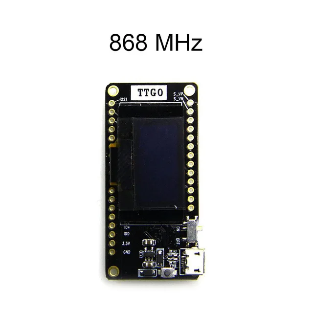 LORA32 V2.0 433/868/915 МГц ESP32 LoRa OLED 0,96 дюймовая SD карта Дисплей Bluetooth WI-FI ESP32 модулей со встроенной антенной - Цвет: 868MHZ