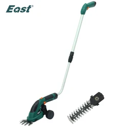 East – tondeuse à gazon électrique 7.2 sans fil 2 en 1 coupe gazon ET1511, taille haie V Li ion 