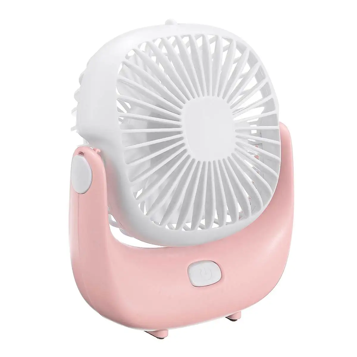 AUGIENB Portable Handheld fans USB Rechargeable Detachable Desktop fans / 360° Adjustable / Phone Holder / 3 mode Gale /